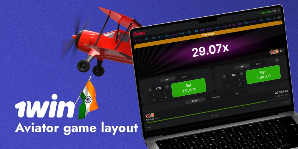 Play Aviator with 1Win India