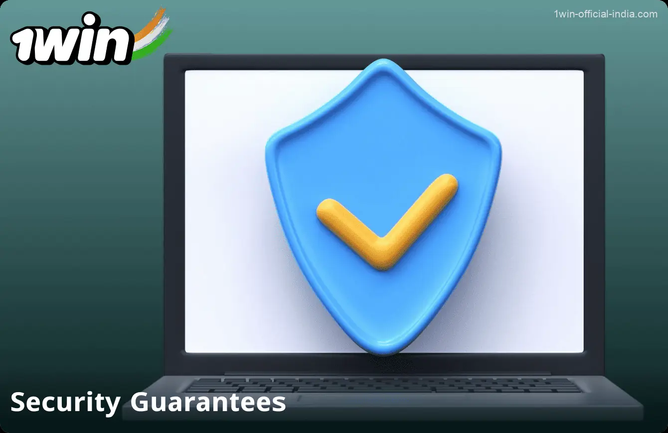 Player security guarantees on the 1Win website in India